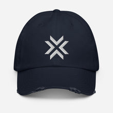 Load image into Gallery viewer, LCX - Navy Distressed Baseball Cap