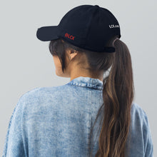 Load image into Gallery viewer, LCX - Navy Distressed Baseball Cap
