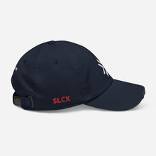 Load image into Gallery viewer, LCX - Navy Distressed Baseball Cap