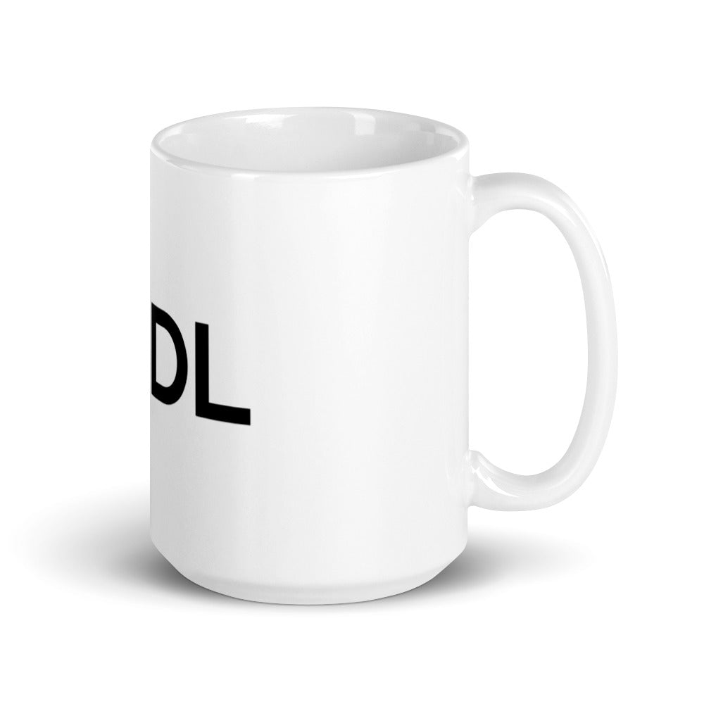 LCX HODL White glossy mug